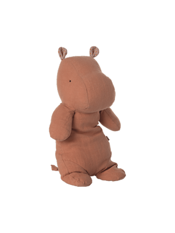 Maileg Safari Friends, Medium Hippo - Dusty Coral
