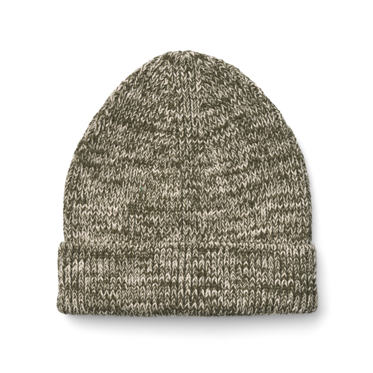 Liewood Ezra Beanie - Army Brown/Sandy
