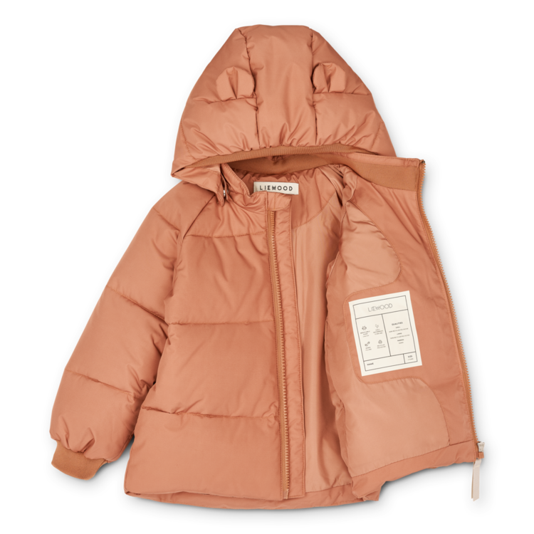Liewood Polle Down Puffer Jacket - Tuscany Rose