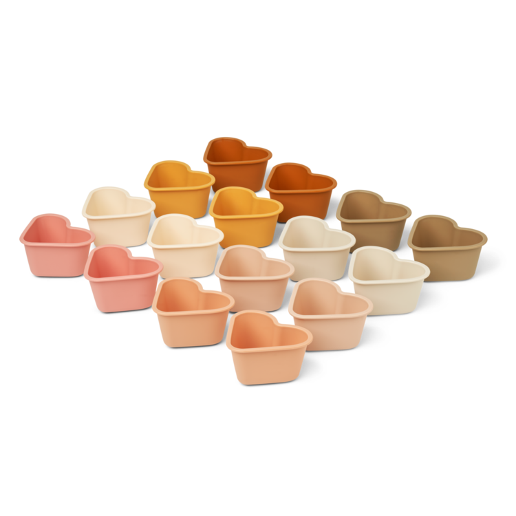 Liewood Tilo Cup Cake 16-Pack - Heart/Rose Multi Mix