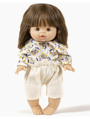 Minikane Poppen Shortje "Lili écru"