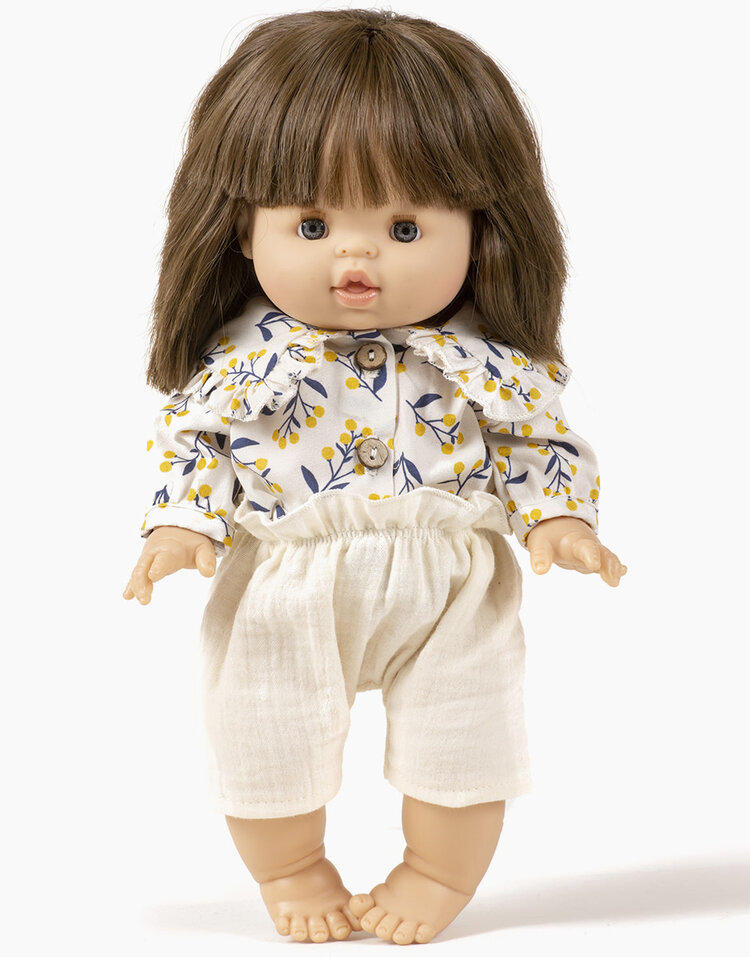 Minikane Poppen Shortje "Lili écru"