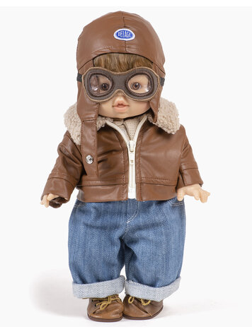 Minikane Minikane X Delage - Wagner Poppenbril Bruin