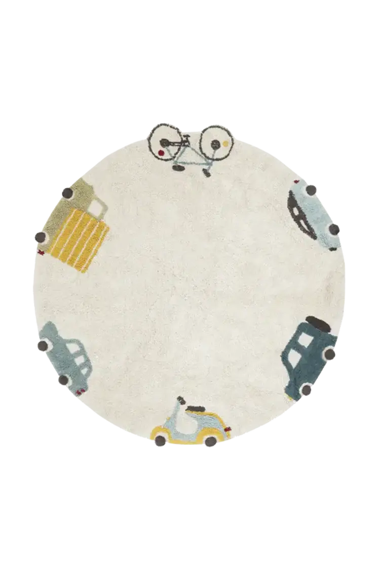 Lorena Canals Wasbaar Tapijt - Wheels