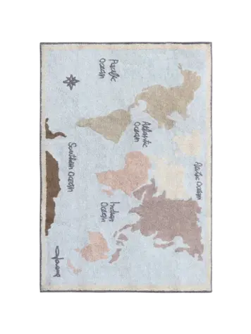 Lorena Canals Washable Rug - Vintage Map