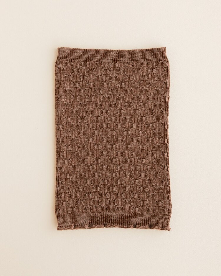 Hvid Tube Scarf Gigi - Mocha