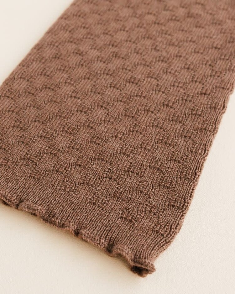 Hvid Tube Scarf Gigi - Mocha