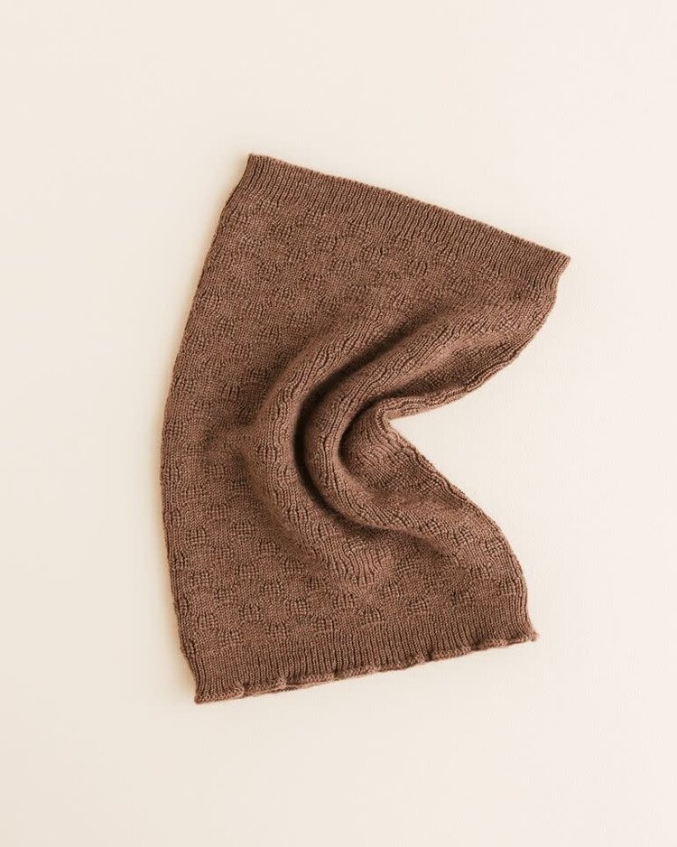 Hvid Tube Scarf Gigi - Mocha