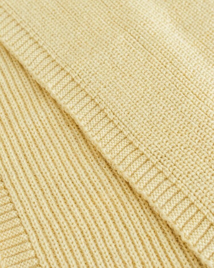 Hvid Sjaal Gustave - Light Yellow