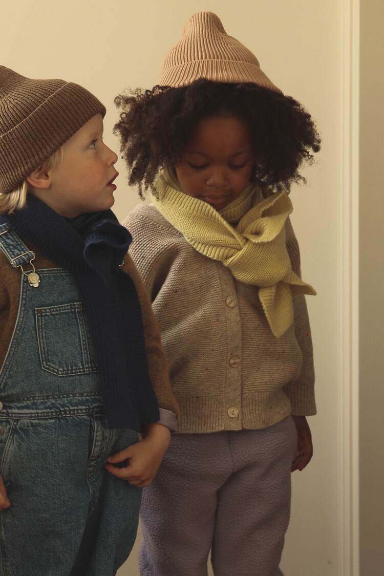 Hvid Sjaal Gustave - Light Yellow