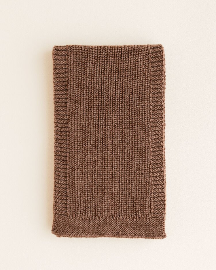 Hvid Scarf Gustave - Mocha