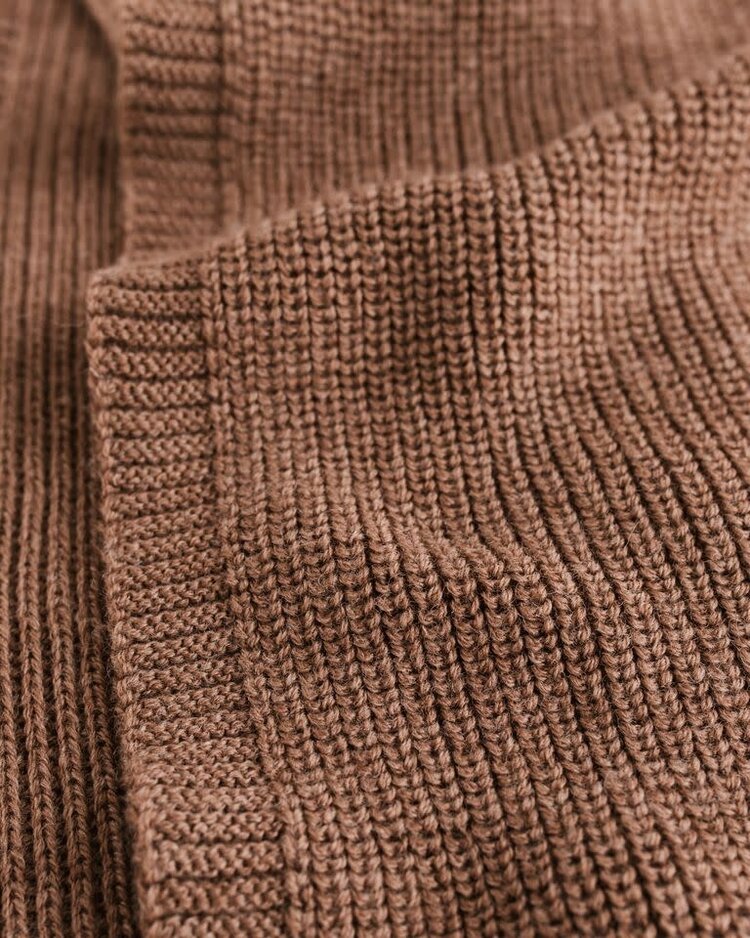 Hvid Scarf Gustave - Mocha