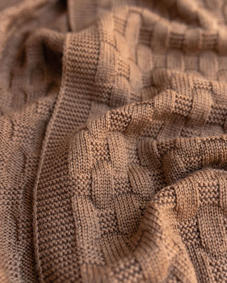 Hvid Scarf Fiona - Chocolate