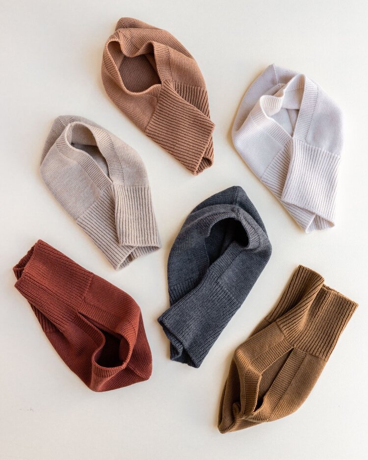 Hvid Balaclava Eddy - Terracotta