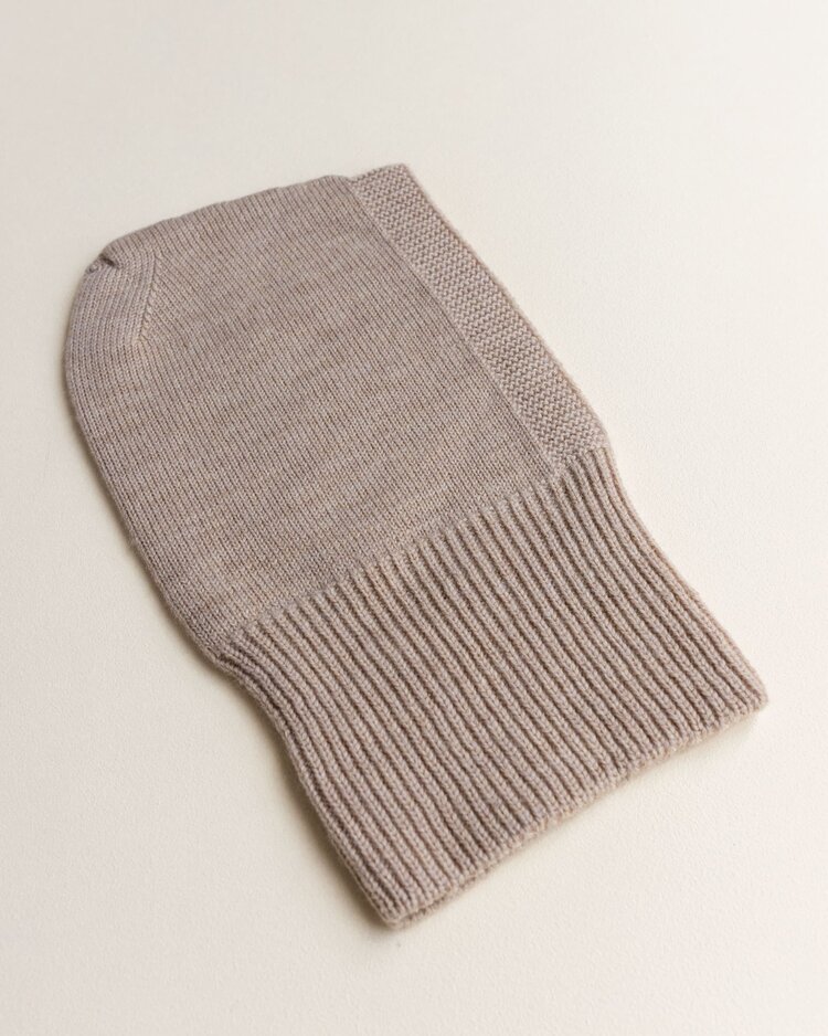 Hvid Balaclava Eddy - Sand