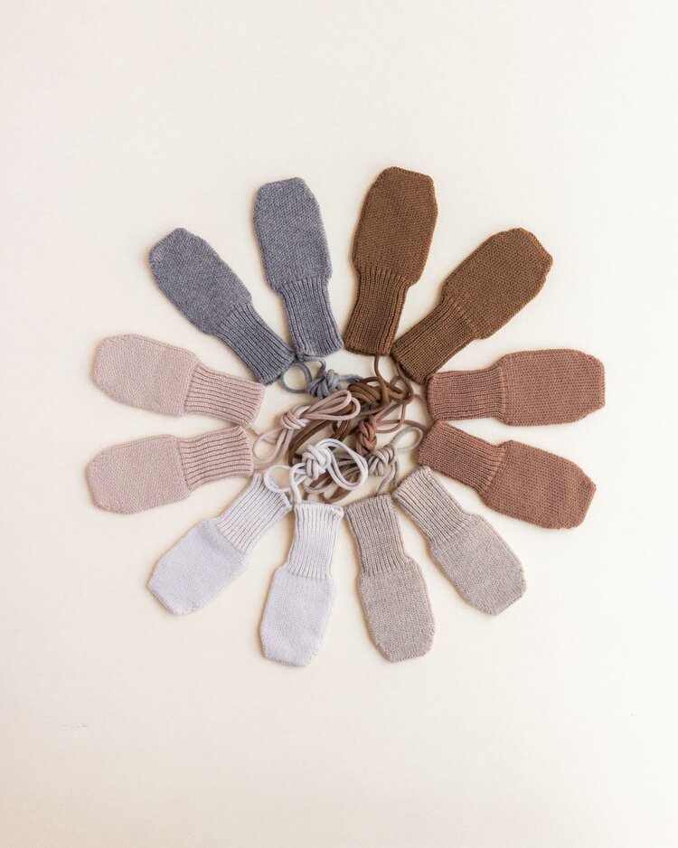 Hvid Mittens Fiza - Apricot