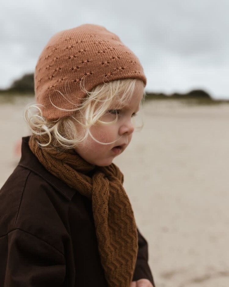 Hvid Muts Dua - Terracotta