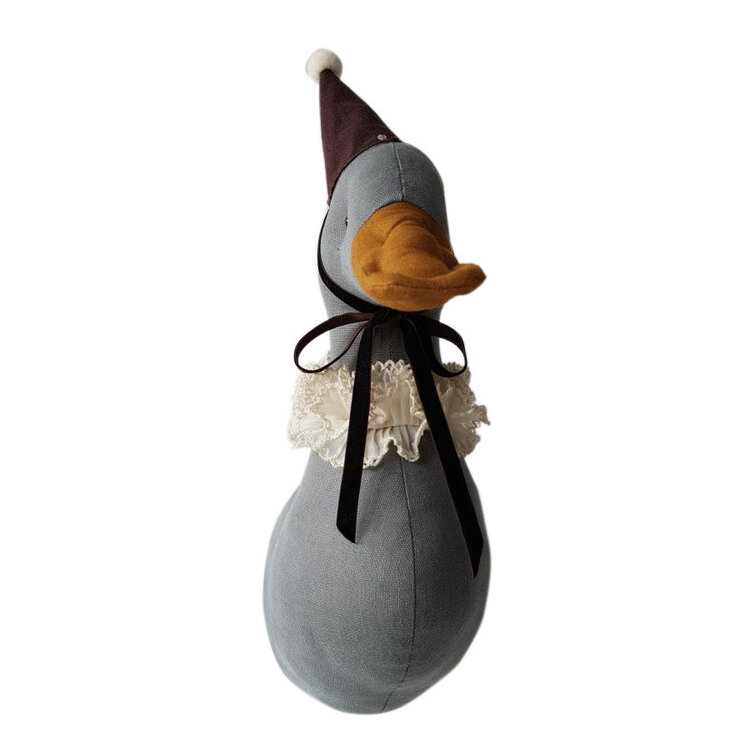 Love me Decoration Dierenhoofd Circus Eend - Graphite