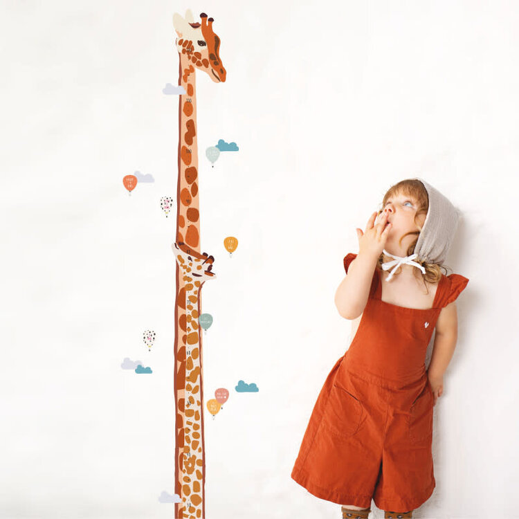 Mimi Lou Groeimeter Sticker - Safari (Engels)