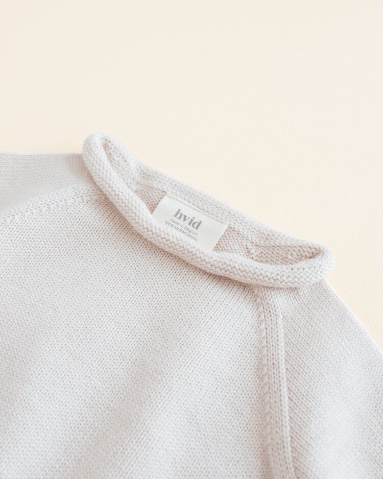 Hvid Sweater Georgette - Off White