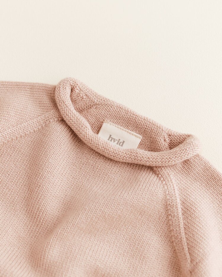 Hvid Sweater Georgette - Apricot
