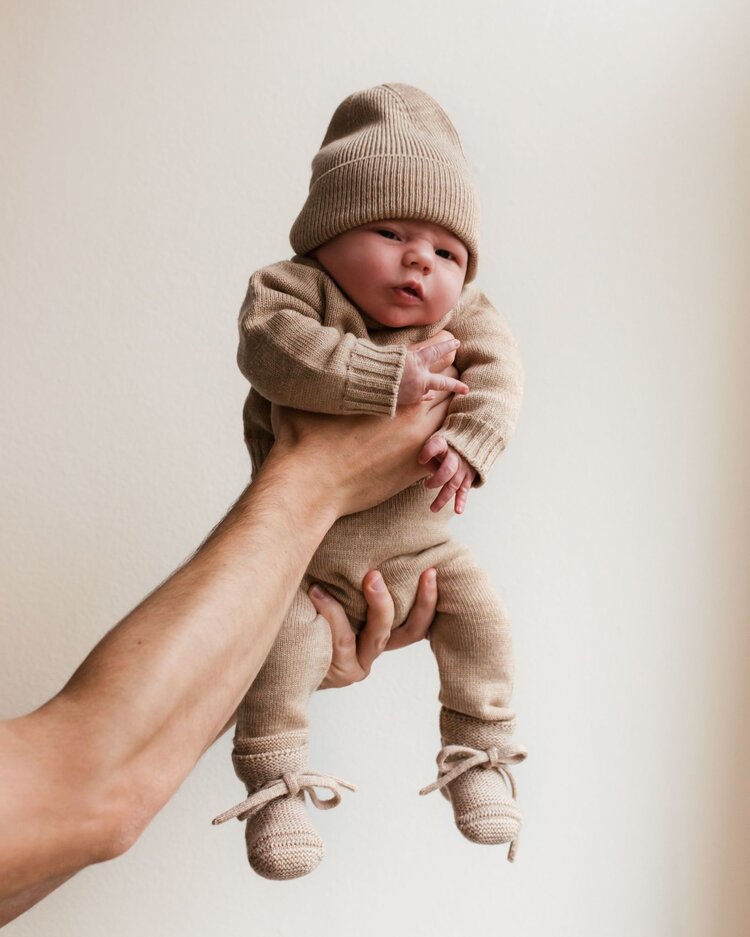 Hvid Sweater Georgette - Sand