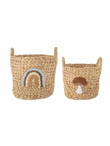 Agnes Basket - Nature Mushroom