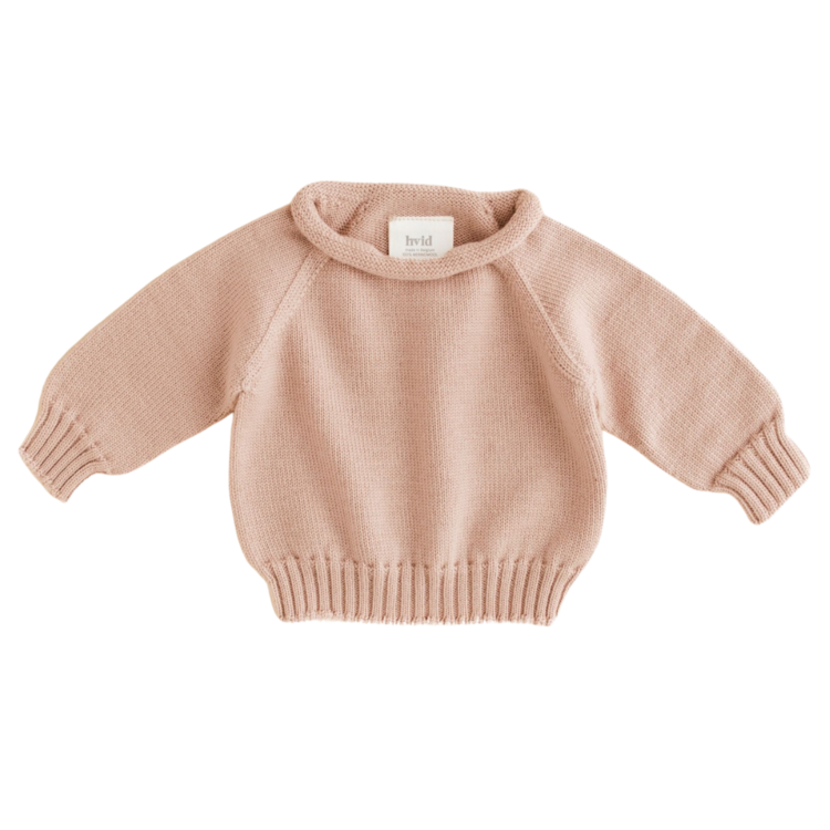 Hvid Sweater Georgette - Apricot