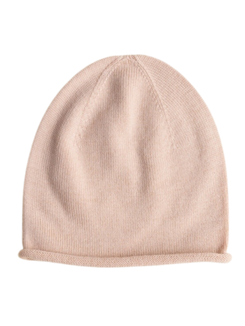 Hvid Beanie Efa - Apricot