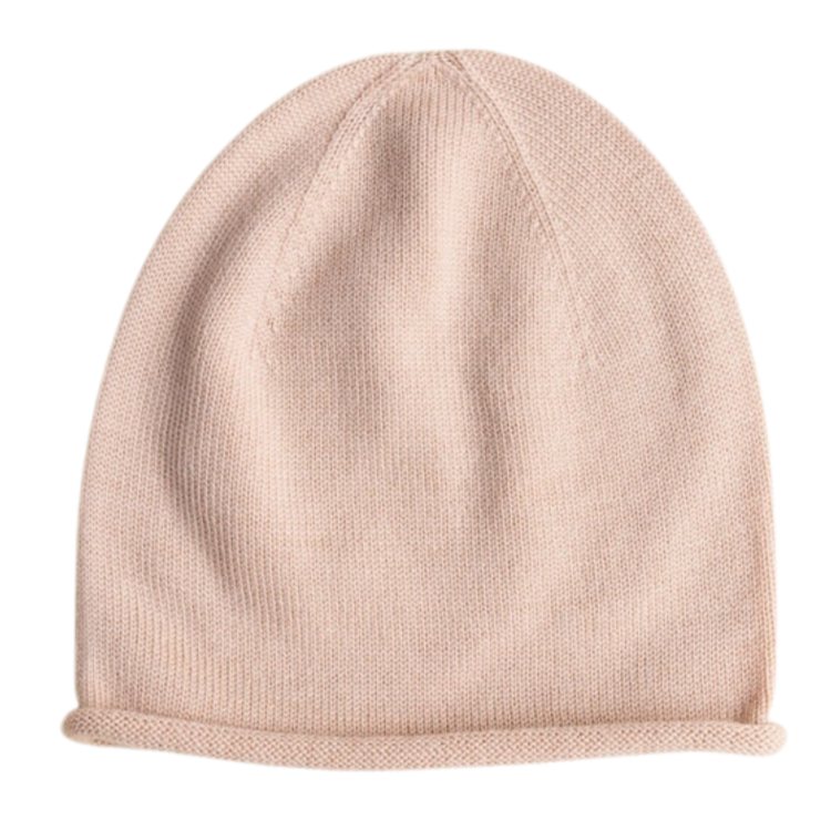 Hvid Beanie Efa - Apricot
