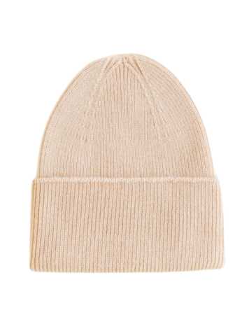 Hvid Beanie Fonzie - Oat