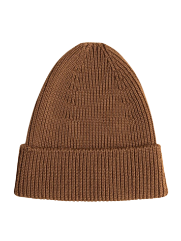 Hvid Beanie Fonzie - Chocolate