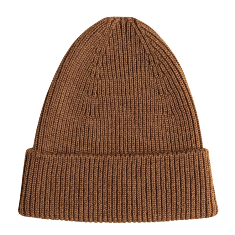 Hvid Beanie Fonzie - Chocolate