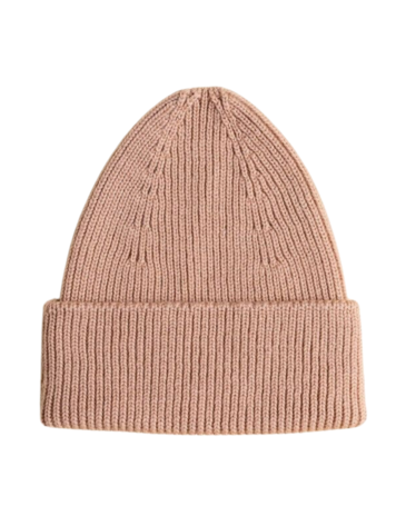 Hvid Beanie Fonzie - Rose