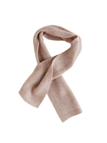 Hvid Scarf Gustave - Sand