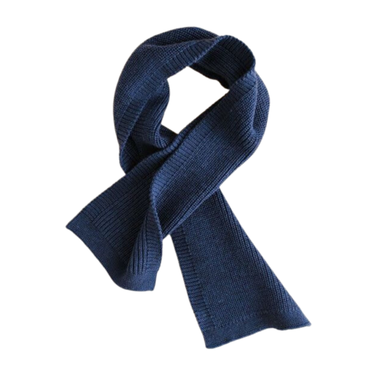 Hvid Sjaal Gustave - Blue