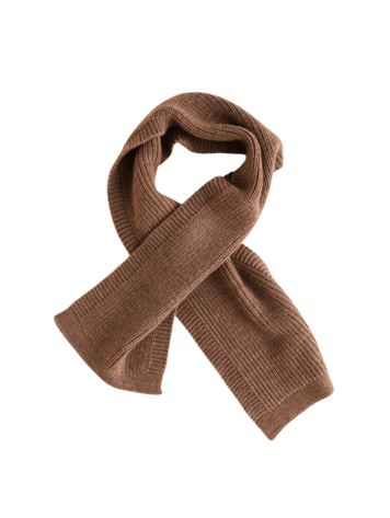 Hvid Scarf Gustave - Mocha
