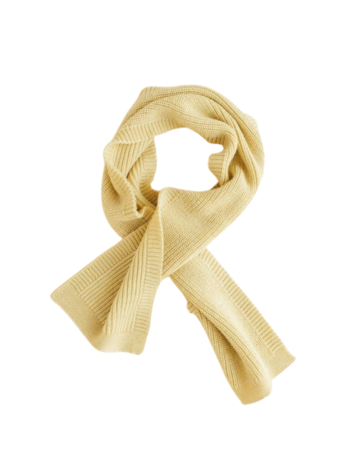Hvid Sjaal Gustave - Light Yellow