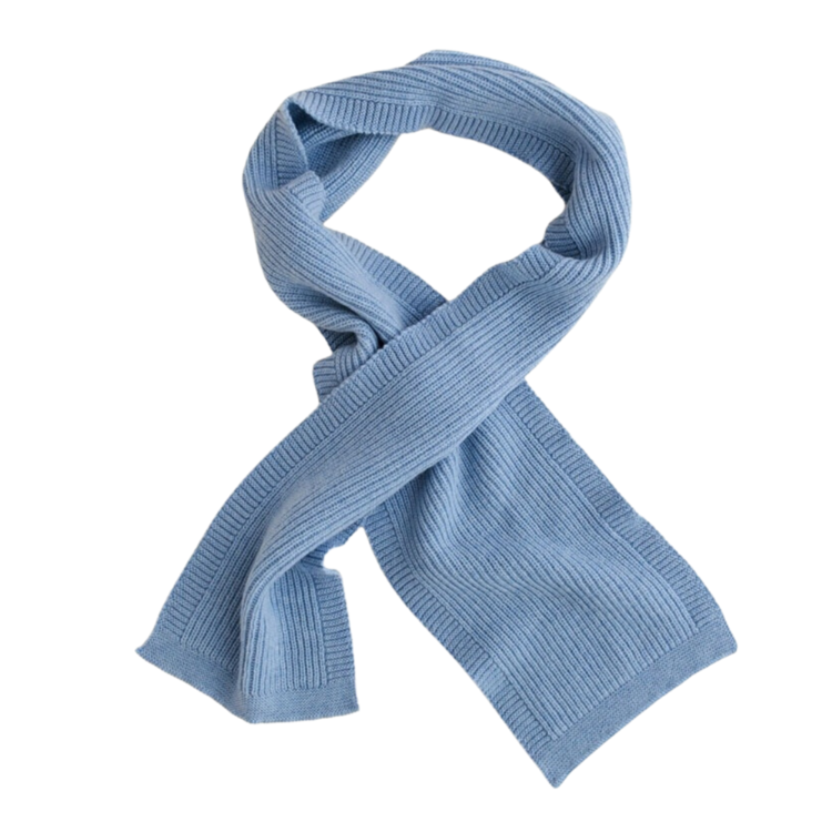 Hvid Sjaal Gustave - Light Blue