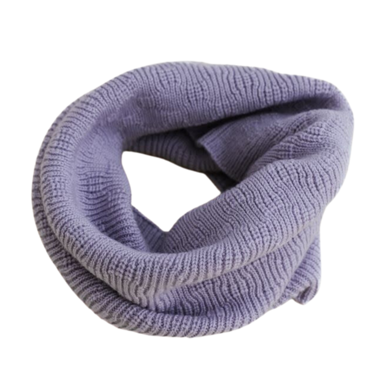 Hvid Sjaal Gigi - Lilac