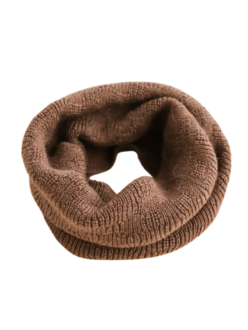 Hvid Sjaal Gigi - Mocha