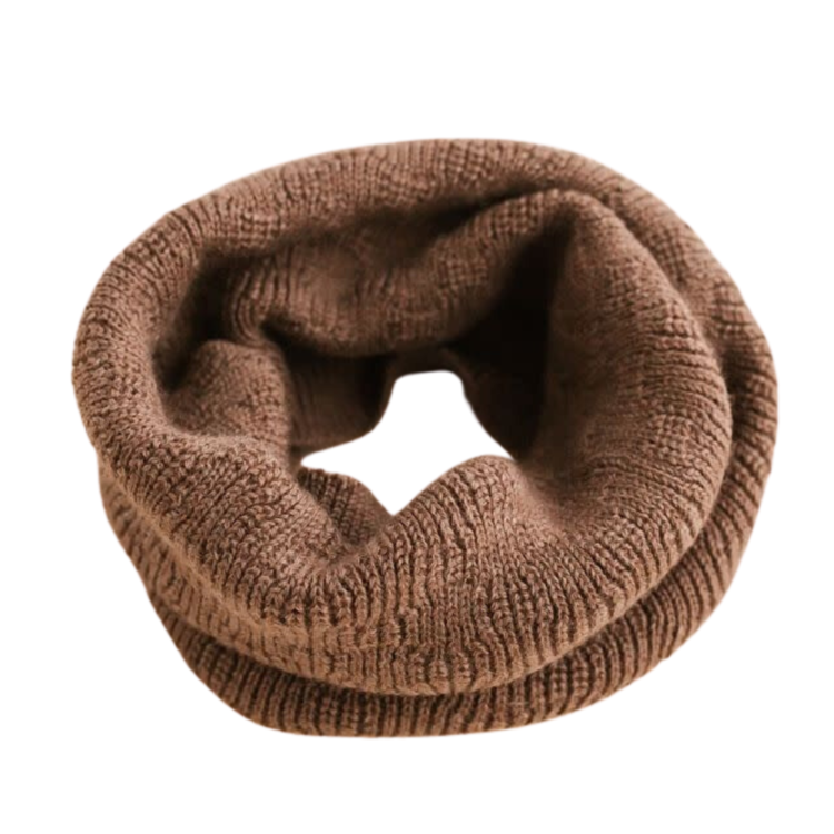 Hvid Tube Scarf Gigi - Mocha