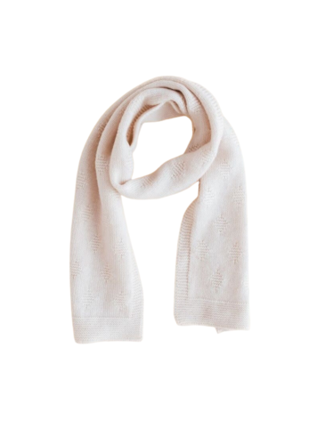 Hvid Sjaal Gina - Off-White