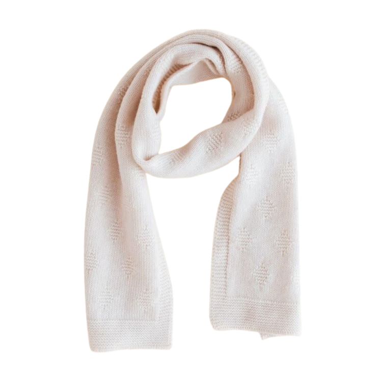 Hvid Sjaal Gina - Off-White