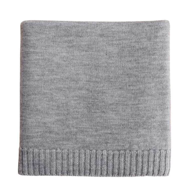 Hvid Dekentje Didi - Grey Melange