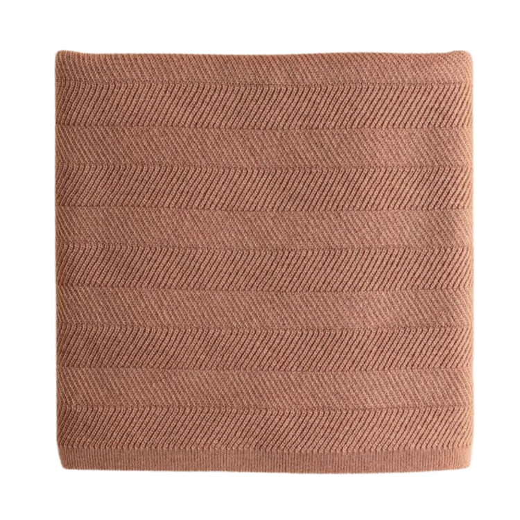 Hvid Dekentje Freddie - Terracotta