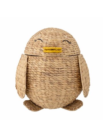 Pingo Basket With Lid - Water Hyacinth