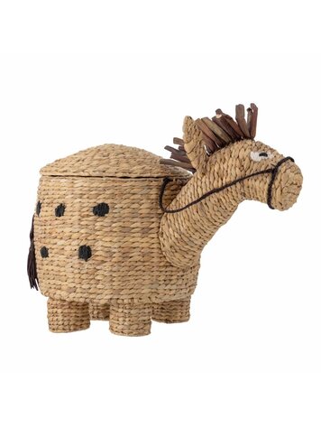 Bobbi Mand Met Deksel - Water Hyacinth