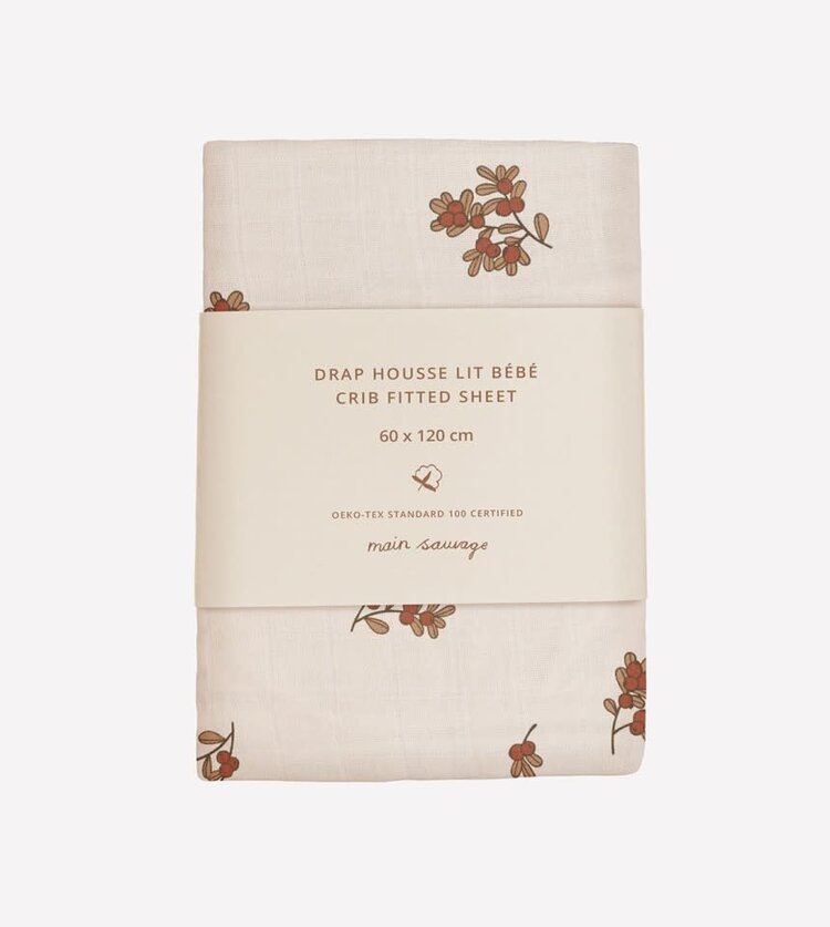 Main Sauvage Junior Hoeslaken - Airelles Print