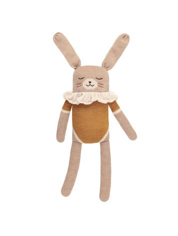 Main Sauvage Big Bunny Knuffel - Ochre Bodysuit